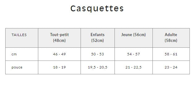 CASQUETTE POUR ENFANT, HORIZON SUN