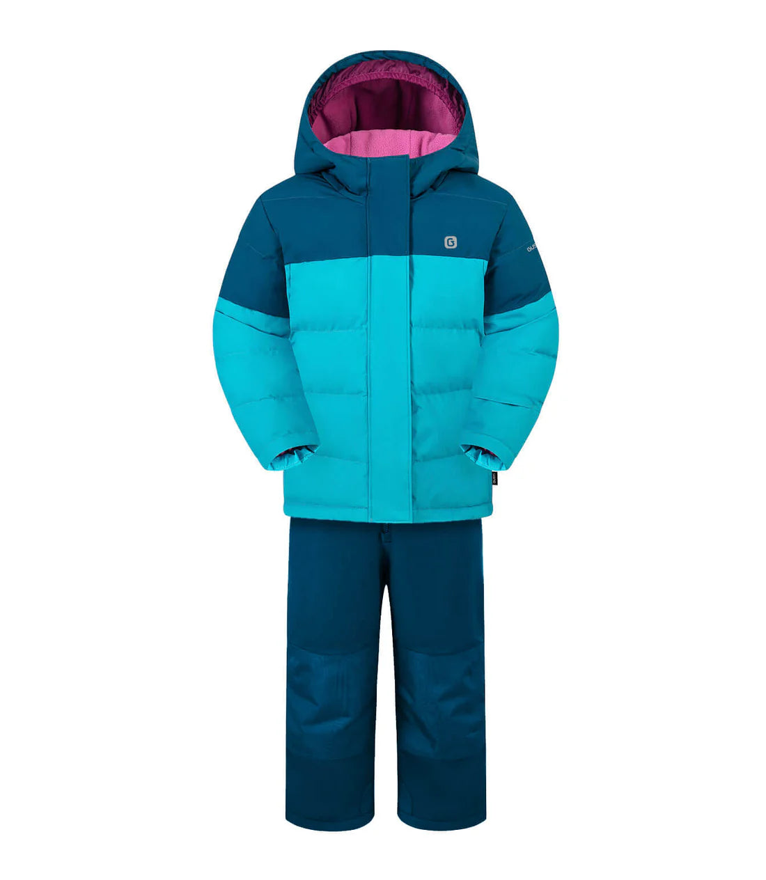 HABIT HIVER FILLE CHRISTIE 2.0 AQUA (8 À 14 ANS) GW5GS510 GUSTI MAHEU GO SPORT DEVANT MANTEAU PANTALON