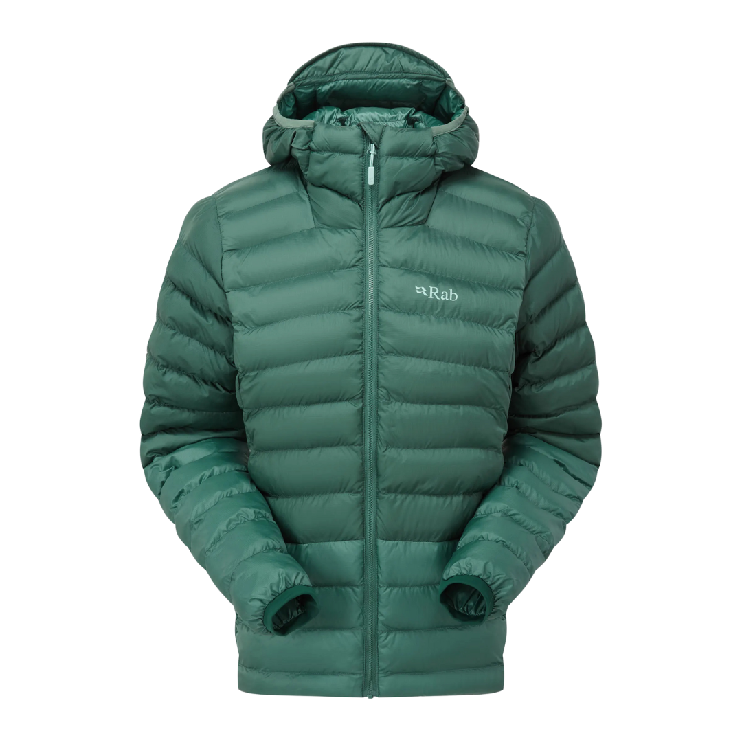 MANTEAU PRIMALOFT FEMME CIRRUS ALPINE VERT GSE QIP-26 RAB MAHEU GO SPORT DEVANT