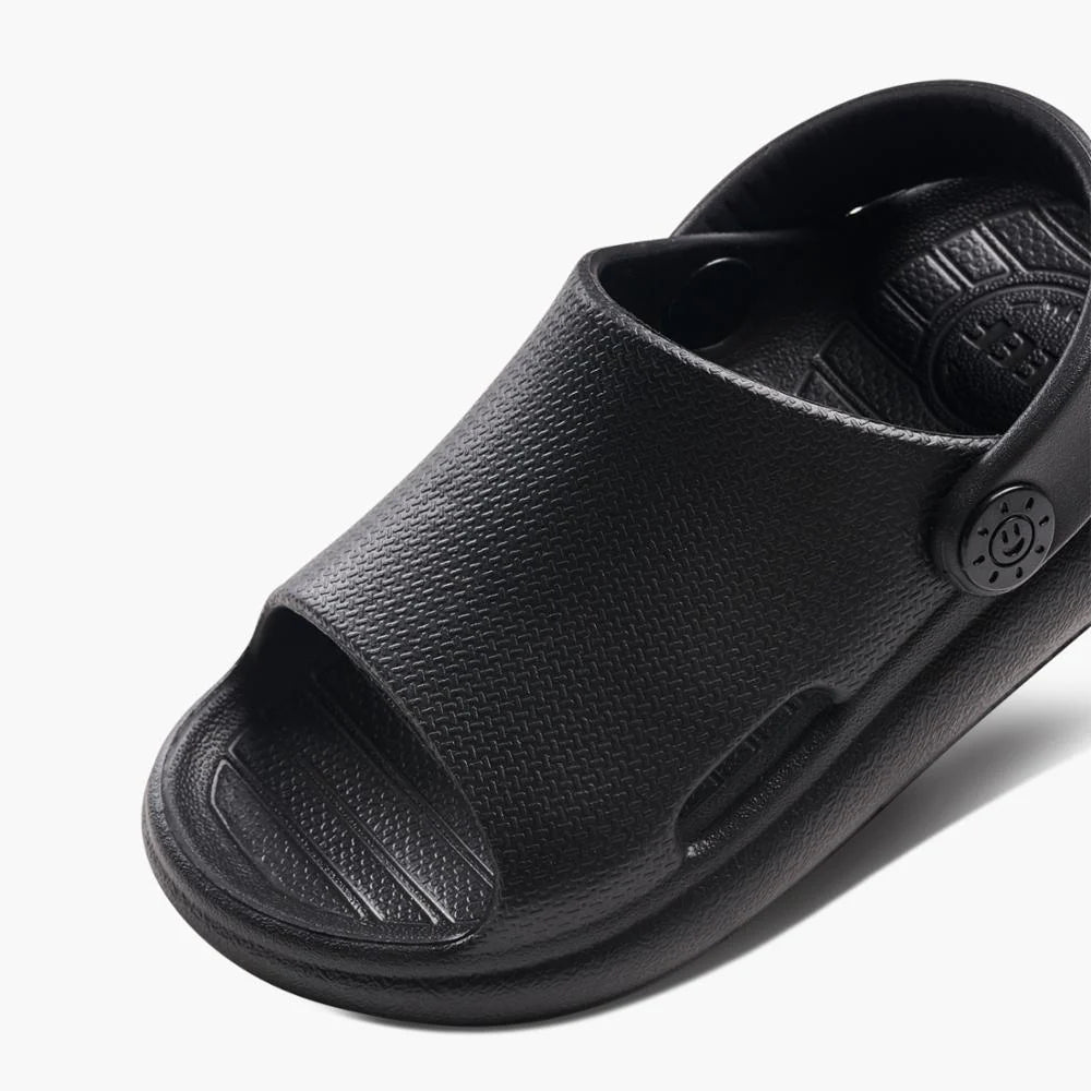 SANDALES ENFANTS LITTLE RIO SLIDE NOIR CJ4175 REEF MAHEU GO SPORT DESSUS