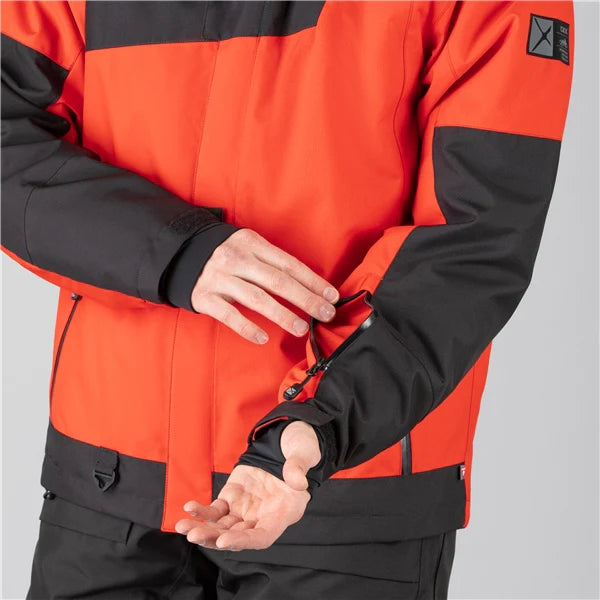 MANTEAU MOTONEIGE POUR HOMME, CONQUER ROUGE