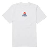 T-SHIRT MANCHES COURTES HOMME, COTOPAXI MOUNTAIN BLANC