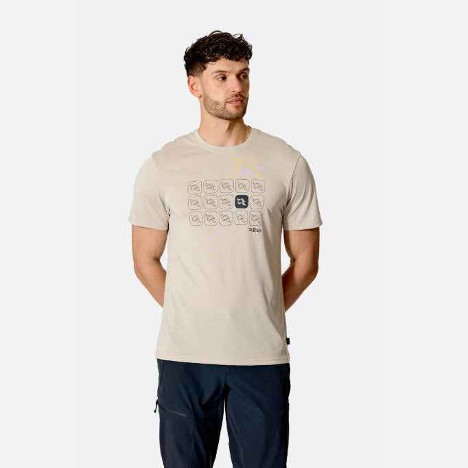 T-SHIRT POUR HOMME, CRIMP REPEAT BELUGA