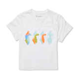 T-SHIRT MANCHES COURTES FEMME, CUATRO BITMAP BLANC
