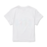 T-SHIRT MANCHES COURTES FEMME, CUATRO BITMAP BLANC