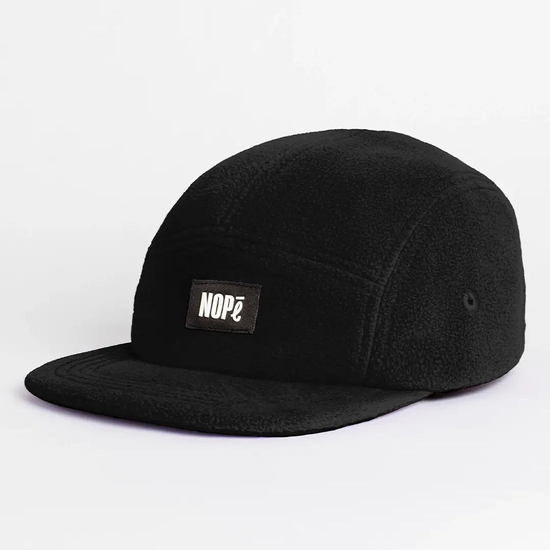 CASQUETTE EN POLAIRE ADULTE HOMME FEMME NOIR NOPE MAHEU GO SPORT DEVANT