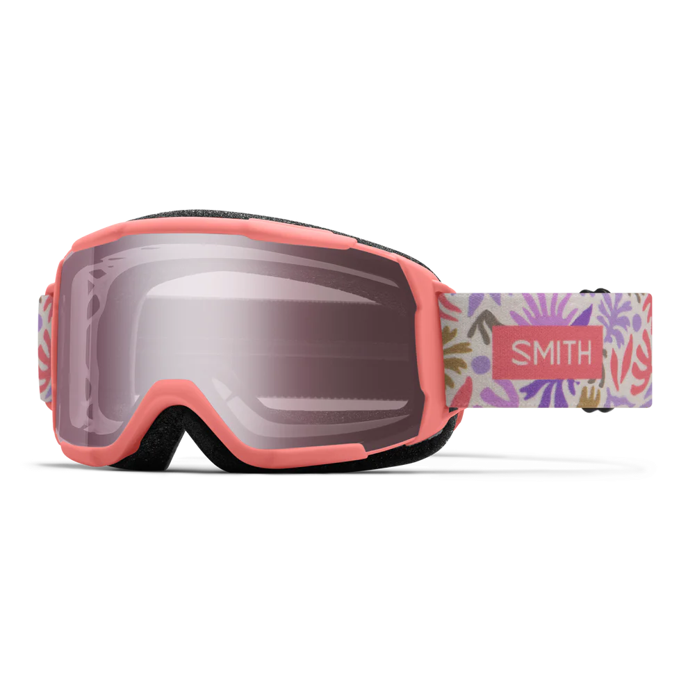 LUNETTE SKI SNOW ENFANT, DAREDEVIL FLARE FLORA M006713R0994U SMITH MAHEU GO SPORT ANGLE