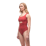 WOMEN'S ONE-PIECE SWIMSUIT, DELPHINO II PEPPER