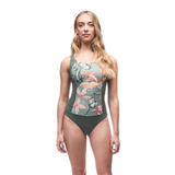 MAILLOT BAIN UNE PIÈCE INDYEVA FEMME DELPHINO II LIGHT NEPHRITE PEONY MAHEU GO SPORT DEVANT