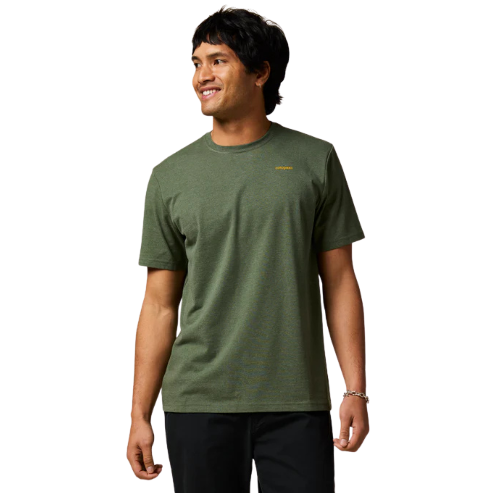 T-SHIRT MANCHES COURTES COTOPAXI HOMME DOWN THE RIVER VERT S26474M1667 MANNEQUIN DEVANT