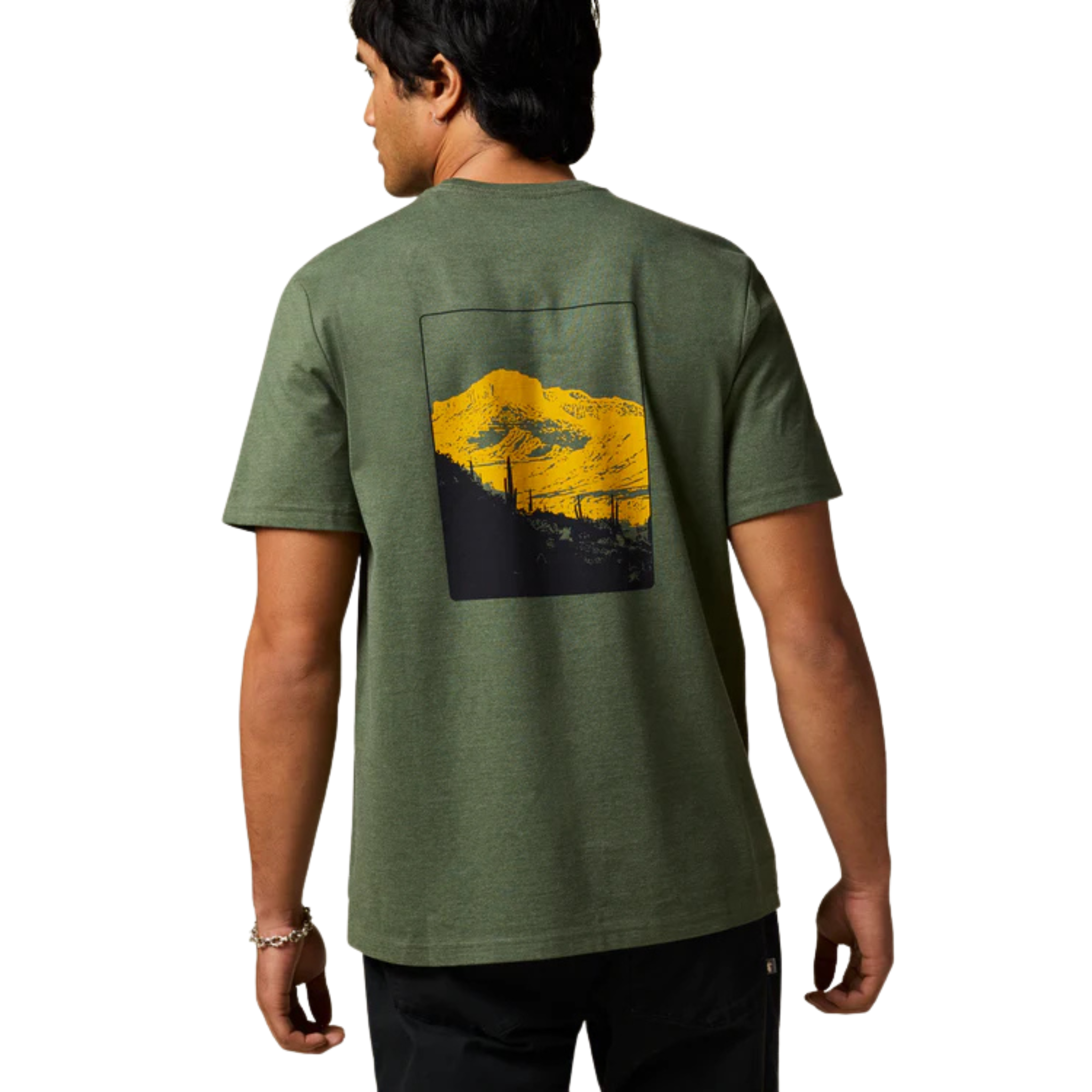 T-SHIRT MANCHES COURTES COTOPAXI HOMME DOWN THE RIVER VERT S26474M1667 MANNEQUIN DOS