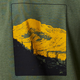 MEN'S SHORT-SLEEVED T-SHIRT, DOWN THE RIVER GREEN