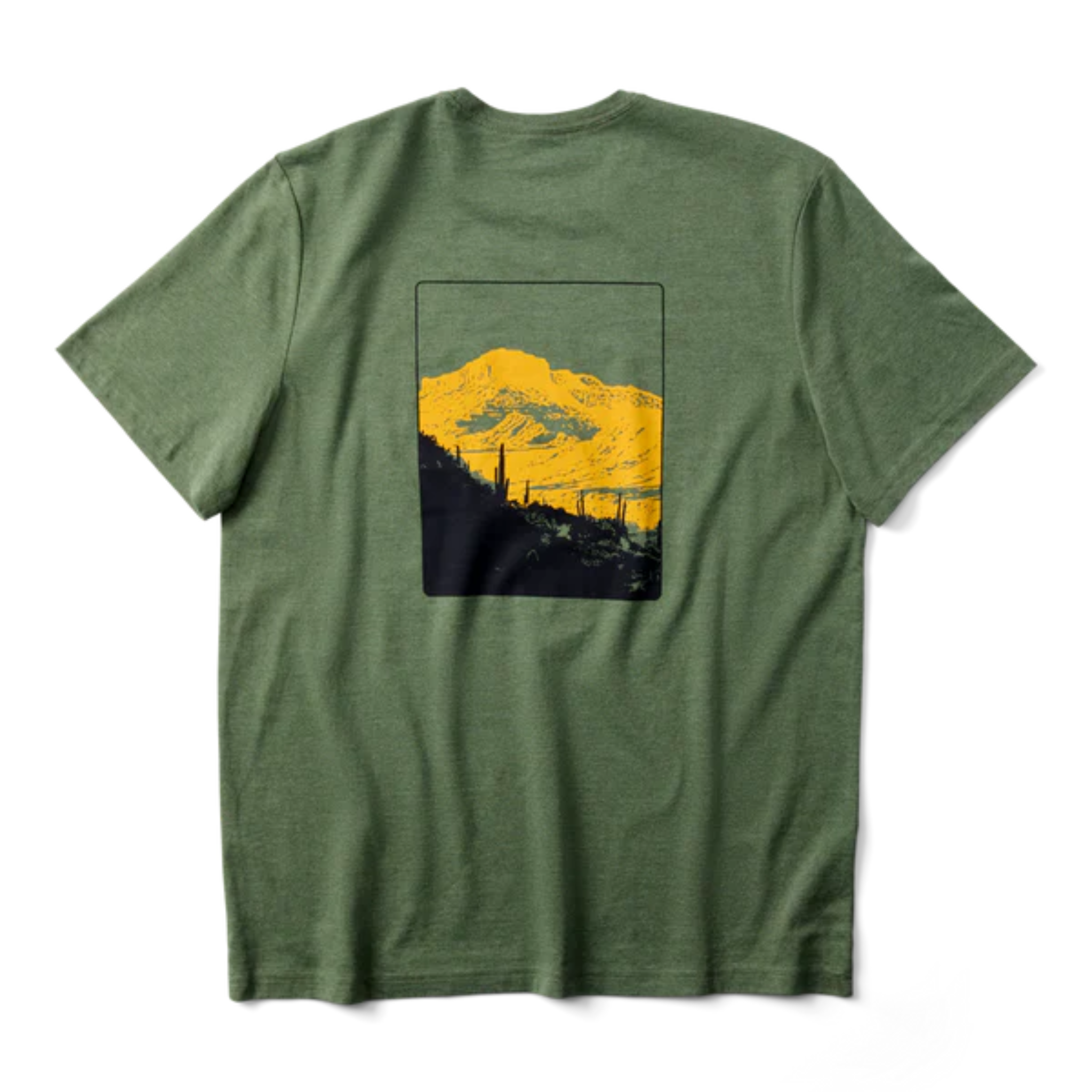 T-SHIRT MANCHES COURTES COTOPAXI HOMME DOWN THE RIVER VERT S26474M1667 DOS