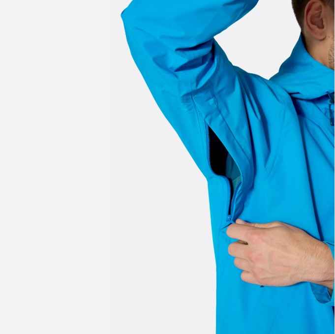 MANTEAU IMPERMÉABLE HOMME, DOWNPOUR DARK MELBA
