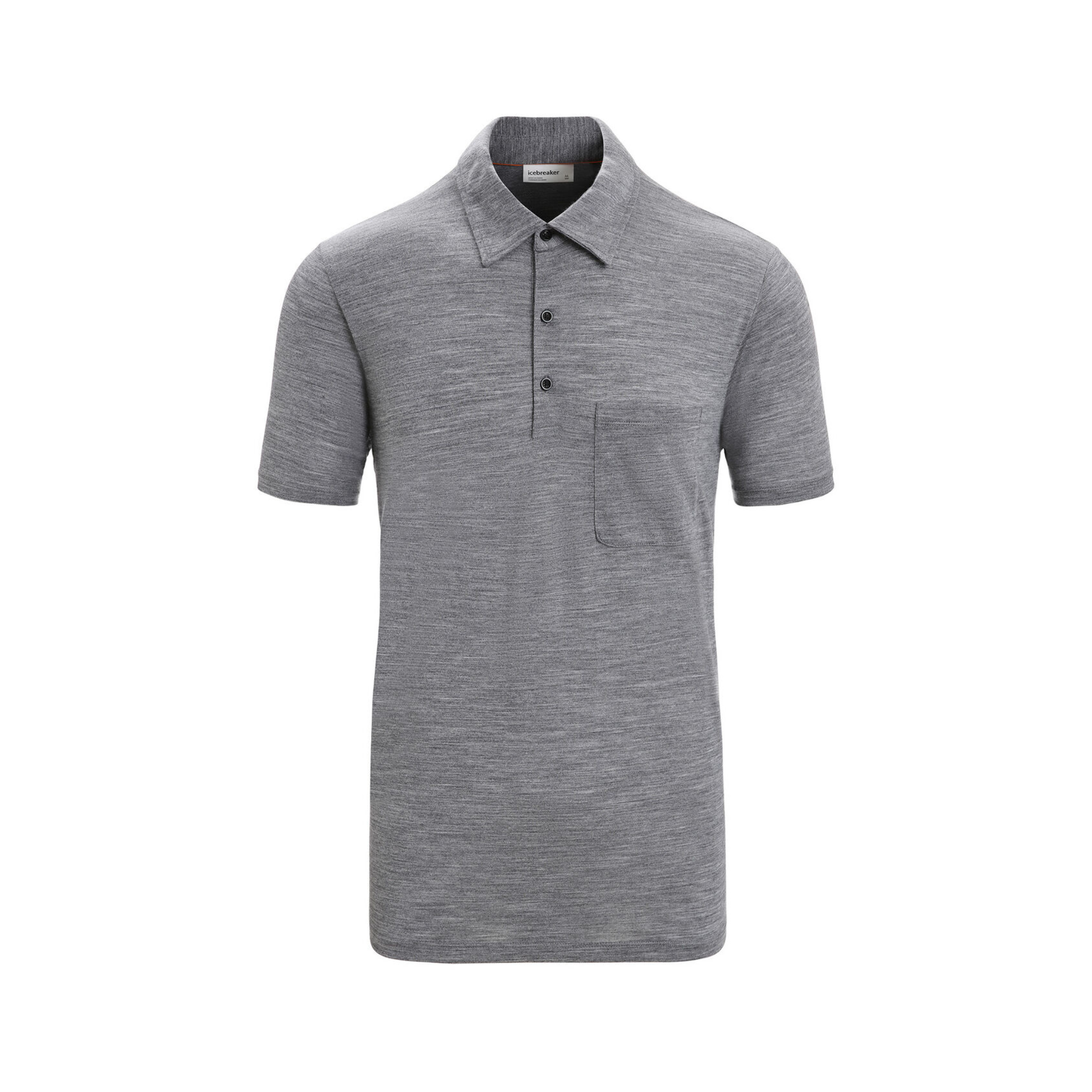 Polo homme Drayden 0A56EI Icebreaker maheu go sport gris devant