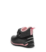 BOTTES MI-SAISON POUR TOUT-PETITS DUCKIES NOIR & ROSE 6 À 11 ACTON MAHEU GO SPORT ANGLE