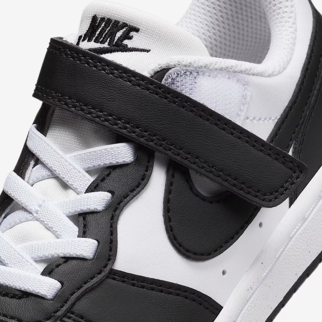 CHAUSSURE ENFANT, COURT BOROUGH LOW BLANC ET NOIR - Maheu Go Sport