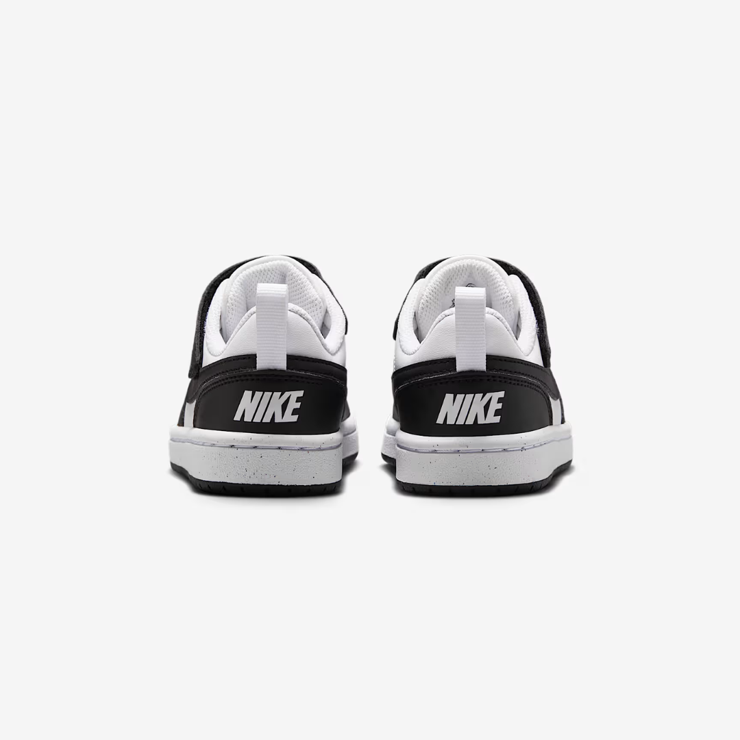 CHAUSSURE ENFANT COURT BOROUGH LOW BLANC NOIR DV5457 131 NIKE MAHEU GO SPORT PAIRE TALON