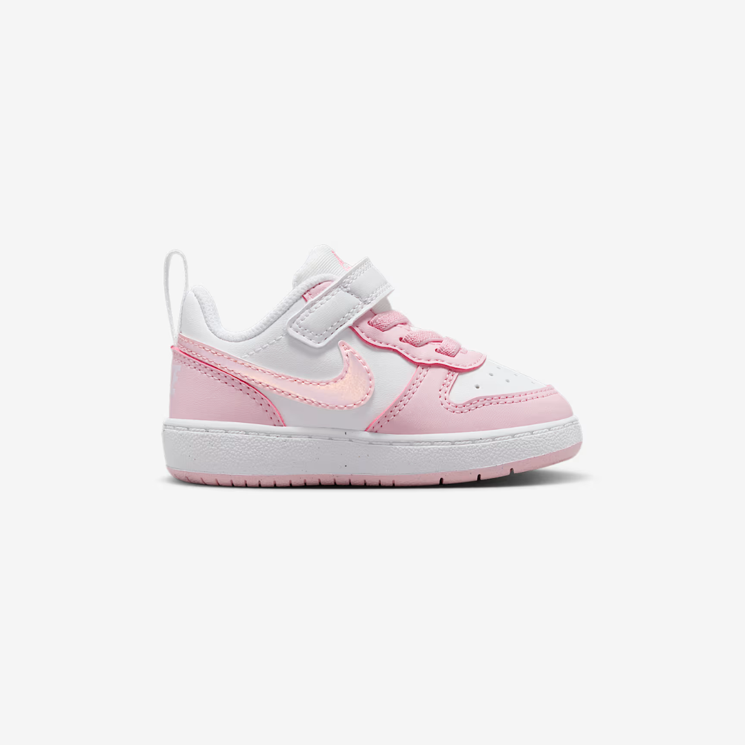 CHAUSSURE TOUT-PETIT COURT BOROUGH LOW BLANC & ROSE DV5458 105 NIKE MAHEU GO SPORT CÔTÉ