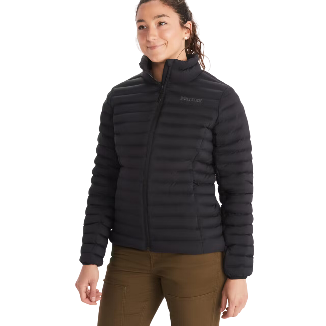 MANTEAU FEMME ECHO FEATHERLESS NOIR M15870 MARMOT MAHEU GO SPORT DEVANT