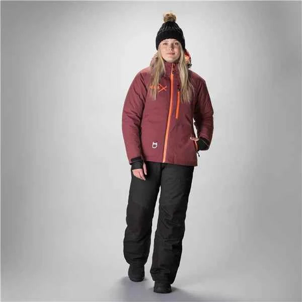 MANTEAU MOTONEIGE FEMME, ELEMENT NOIR