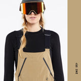 SALOPETTE SNOW FEMME ELM STRETCH GORE BEIGE, VOLCOM - Maheu Go Sport