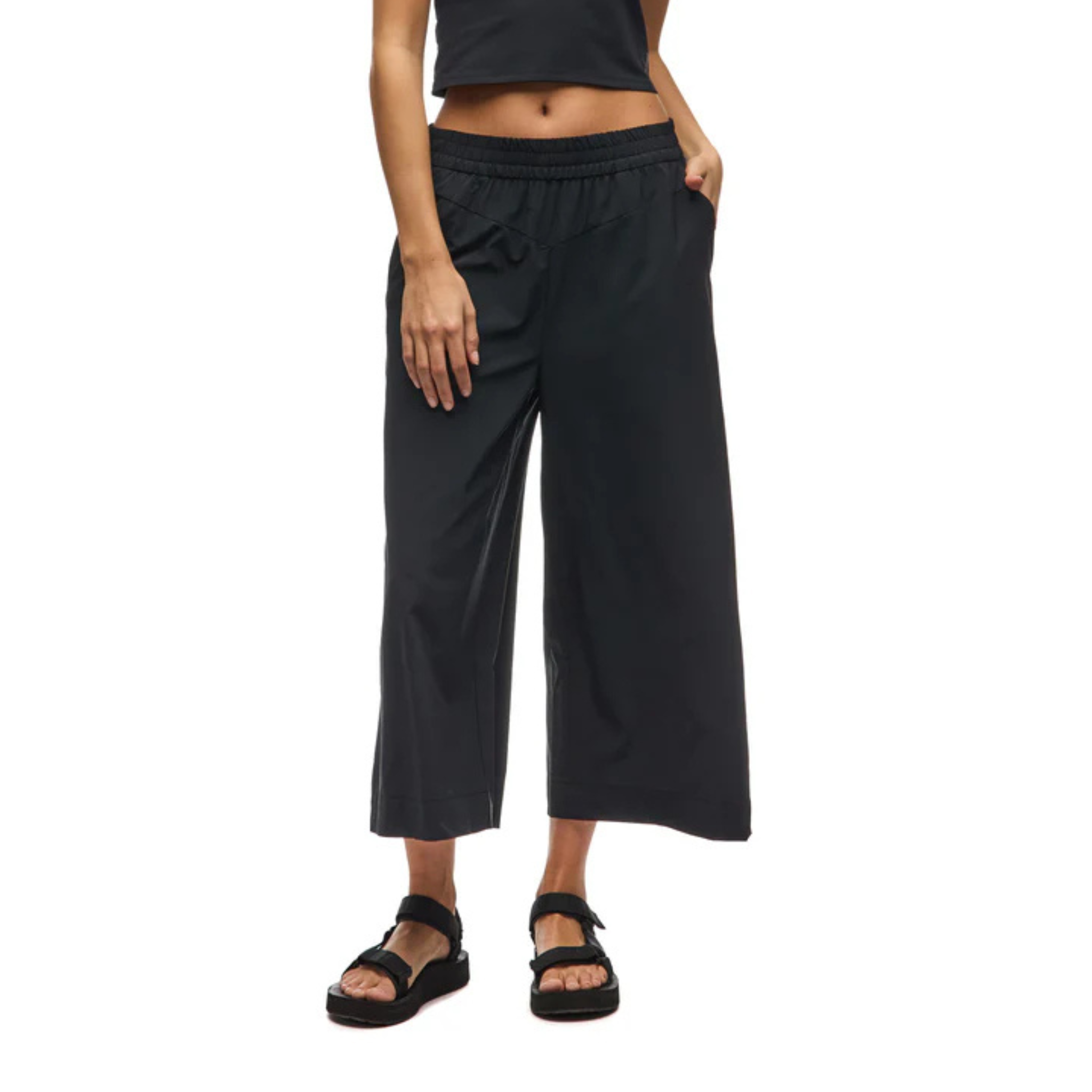 PANTALON AMPLE INDYEVA FEMME EPESI III NOIR S26B0001 MAHEU GO SPORT DEVANT