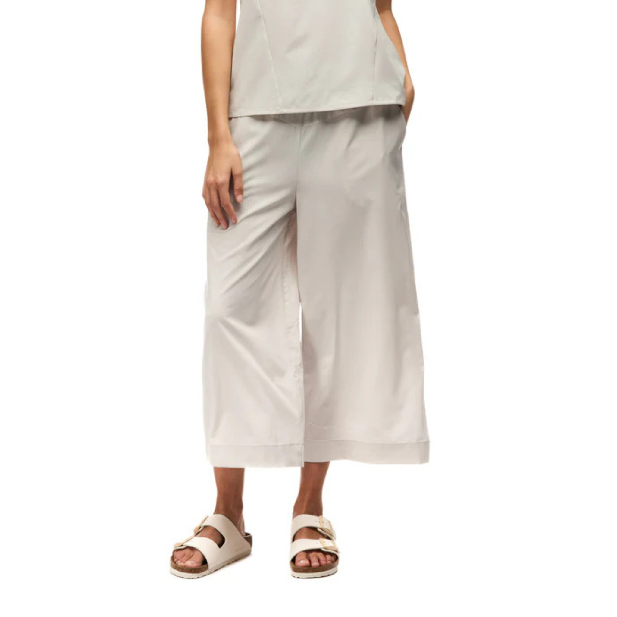 PANTALON AMPLE INDYEVA FEMME EPESI III OYSTER S26B00001 MAHEU GO SPORT DEVANT