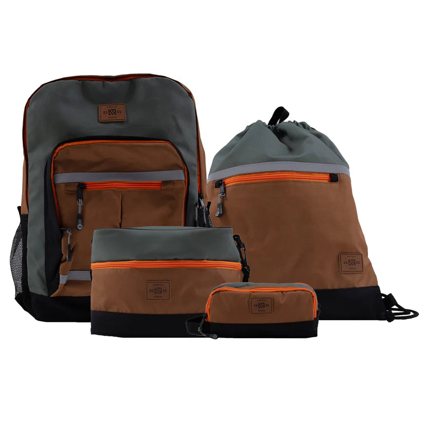 SAC À DOS TAUPE ET GRIS - Maheu Go Sport