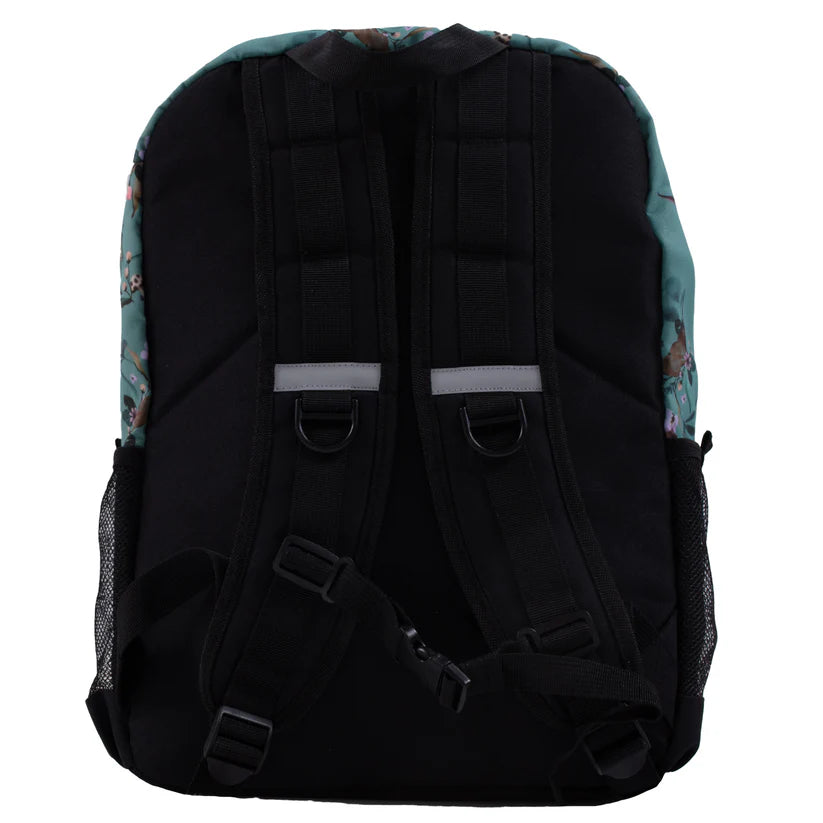 SAC À DOS TURQUOISE À IMPRIMÉ FLEURS - Maheu Go Sport