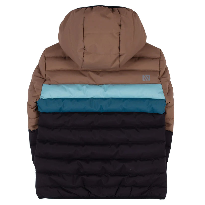 MANTEAU MATELASSÉ MI-SAISON GARÇON TAUPE 2 À 6 ANS F25M1251 NANO MAHEU GO SPORT DOS