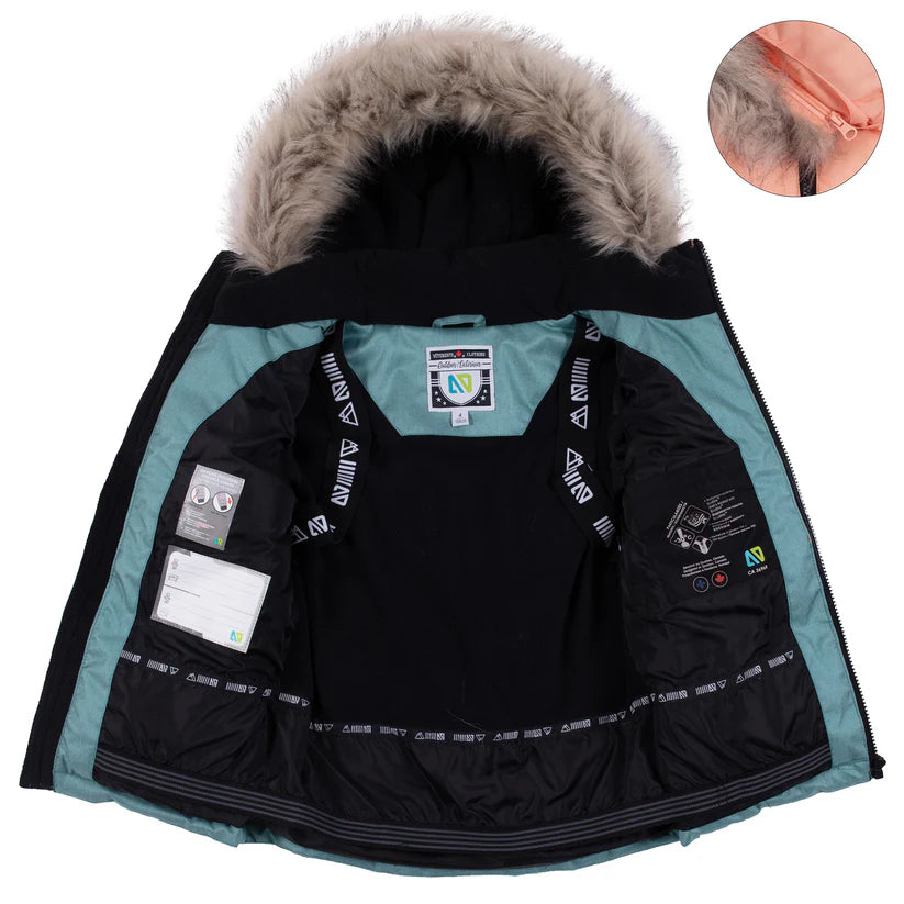 HABIT HIVER 2 PIÈCES FILLE EMMY 2 À 6 ANS F25M266 NANO MAHEU GO SPORT MANTEAU INTERIEUR
