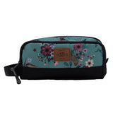 ÉTUI À CRAYONS TURQUOISE À IMPRIMÉ FLEURS - Maheu Go Sport