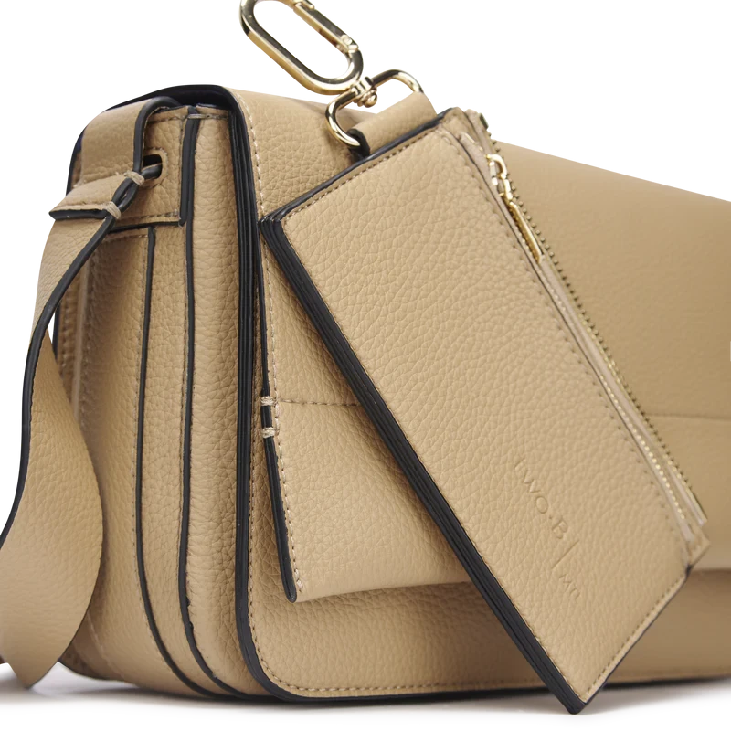 SAC À BANDOULIÈRE, FARAH 24 CAMEL