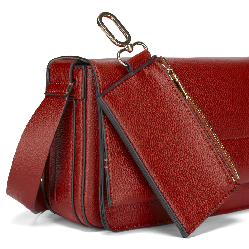 CROSSBODY BAG, FARAH 24 TERRACOTTA