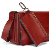SAC À BANDOULIÈRE, FARAH 24 TERRACOTTA