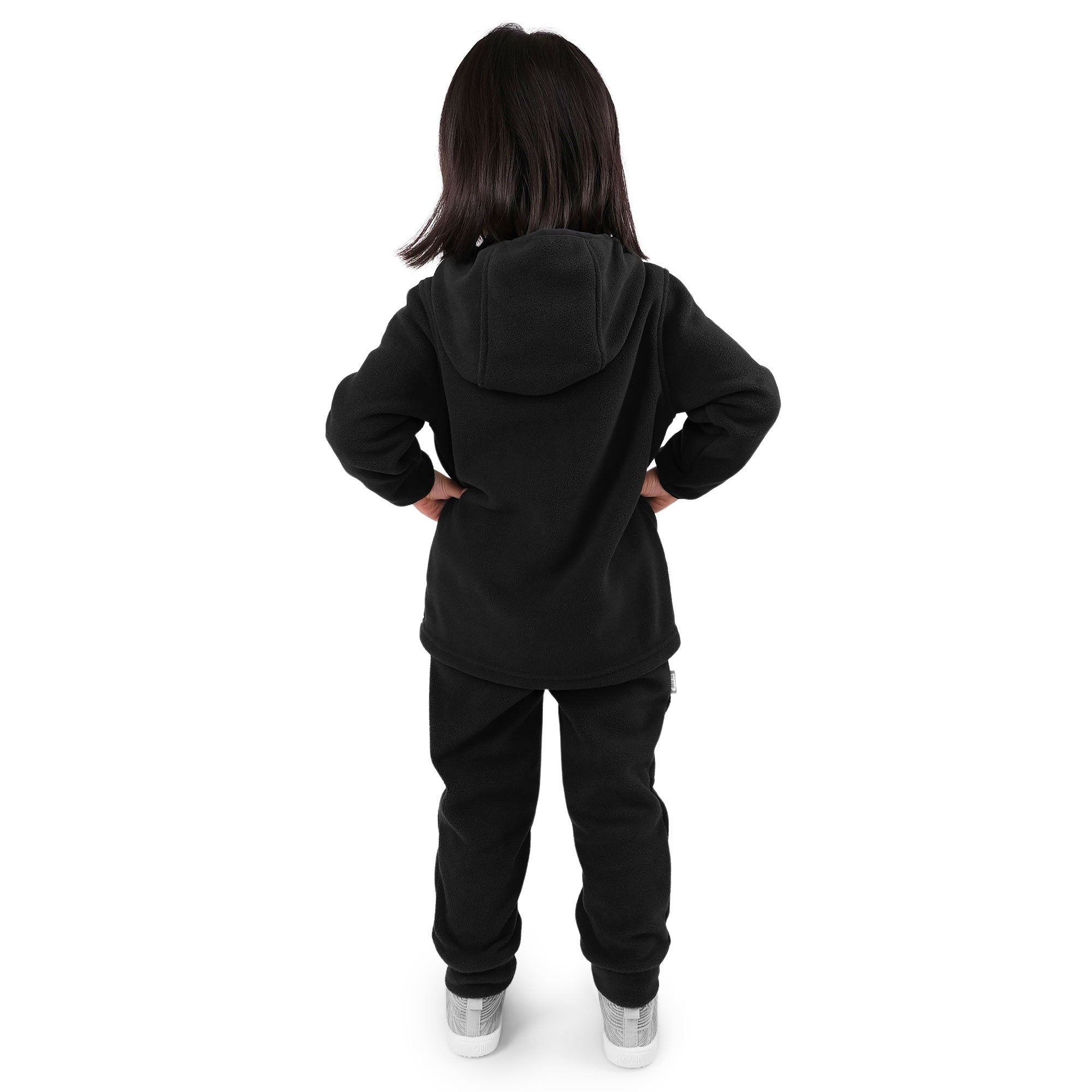 CHANDAIL À CAPUCHON POUR ENFANT, NOIR 3 À 10 ANS