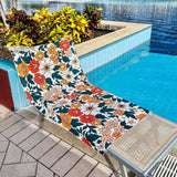 MICROFIBER BEACH TOWEL, VINTAGE FLOWER