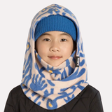 CAPUCHE ENFANT FLORE BLEUE NOPE MAHEU GO SPORT MANNEQUIN DEVANT