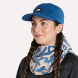 CAPUCHE POUR ADULTE, FLORE BLEUE