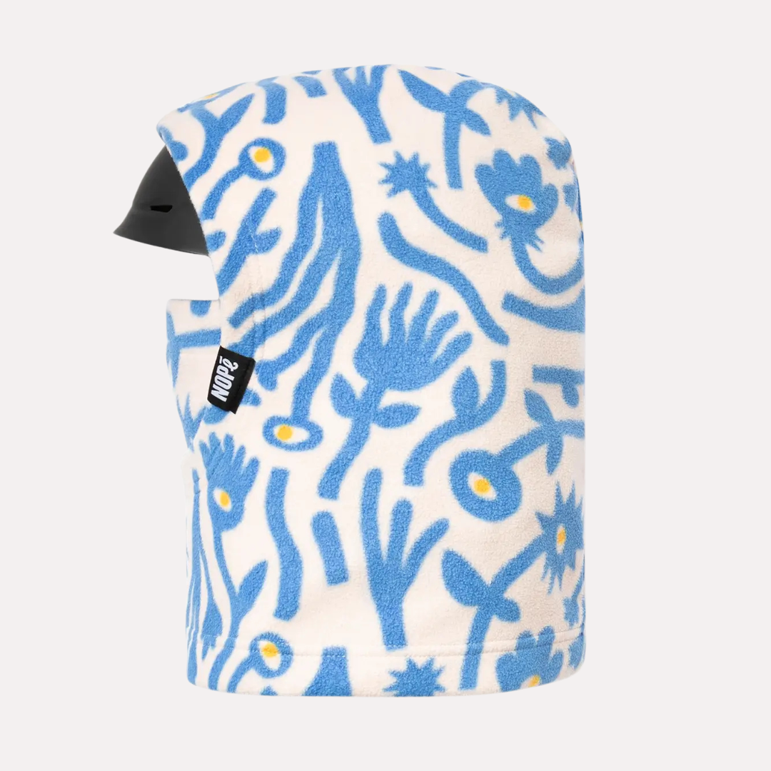 SURCAPUCHE CASQUE SKI ENFANT, FLORE BLEUE NOPE MAHEU GO SPORT CÔTÉ