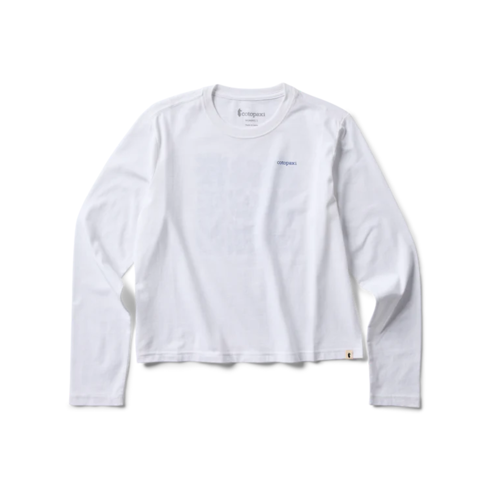 T-SHIRT MANCHES LONGUES COTOPAXI FEMME FLOWER PATCH BLANC S26474W1679 MAHEU GO SPORT DEVANT
