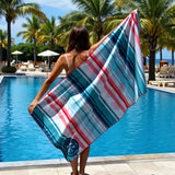 MICROFIBRE BEACH TOWEL, STRAWBERRY GALORE