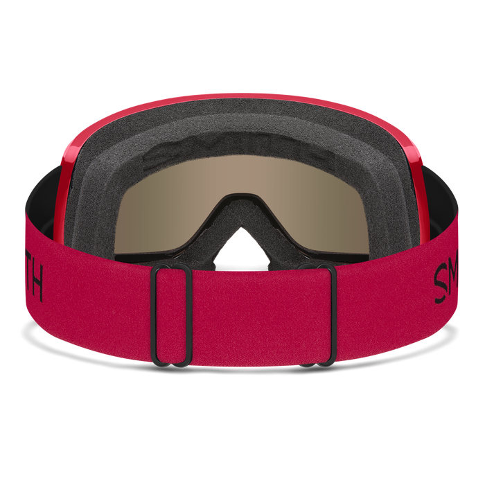 LUNETTE SKI SNOW SMITH ADULTE, FRONTIER CRIMSON RED SOL-X