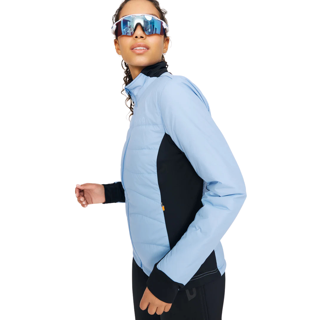 MANTEAU DE SKI DE FOND FEMME ALLURE BLEU LAVANDE FS50012 FOSFO MAHEU GO SPORT CÔTÉ