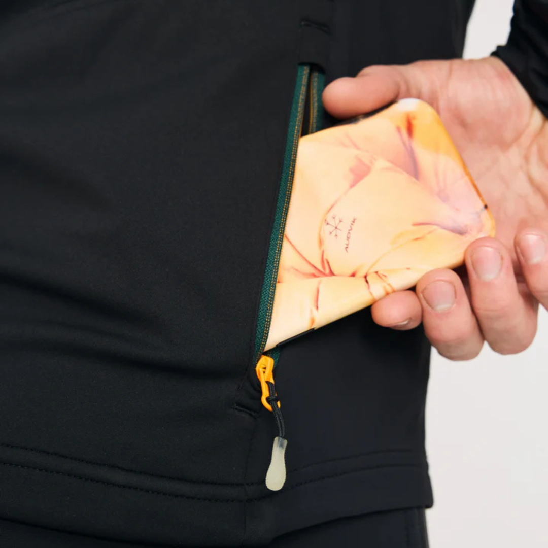 MANTEAU DE SKI DE FOND HOMME, ALLURE SAUGE