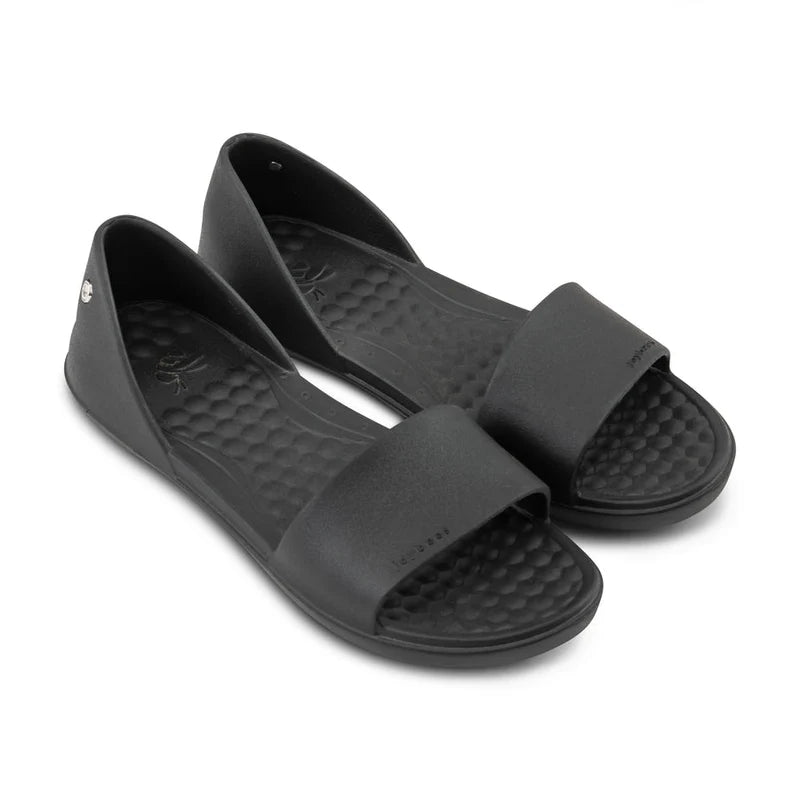 SANDALES POUR FEMME, FRIDAY FLAT NOIR