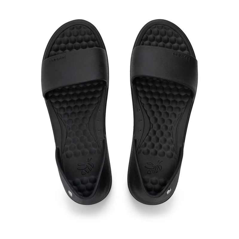 SANDALES POUR FEMME, FRIDAY FLAT NOIR