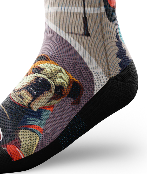 CHAUSSETTES ADULTE, FUR-MULA WOOF