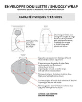 ENVELOPPE DOUILLETTE POUR SIÈGE D'AUTO & POUSSETTE